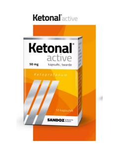 Ketonal Active, 50 mg, kapsułki twarde, 20 szt.