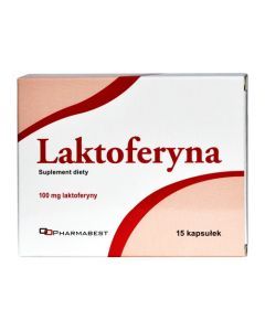 Laktoferyna, kapsułki, 15 szt.