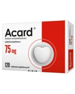 Acard,  75 mg, tabletki dojelitowe, 120 szt.