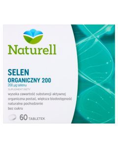 Naturell Selen Organiczny 200, tabletki, 60 szt.