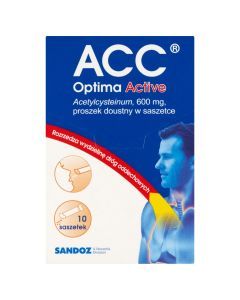ACC Optima Active, 600 mg, proszek doustny, 10 szt.