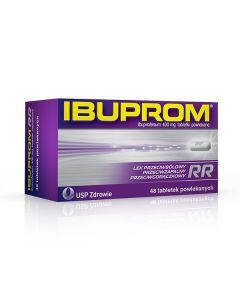 Ibuprom RR Max (Ibuprom RR), 400 mg, tabletki powlekane, 48 szt. (butelka)