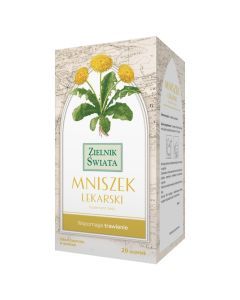 Zielnik Świata Mniszek lekarski, zioła do zaparzania w saszetkach, 20 szt.