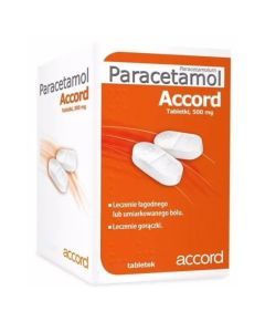 Paracetamol  Accord, 500 mg, tabl., 50 szt