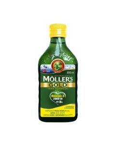 Mollers Tran Norweski, aromat cytrynowy, 250 ml