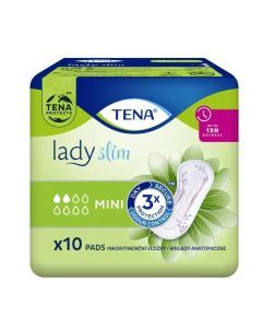 TENA Lady Slim Mini, specjalistyczne podpaski, 10 szt.