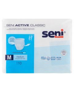 Seni Active Classic, majtki chłonne, medium, 10 szt.