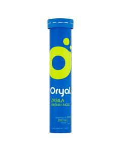 Oryal, tabletki musujące, smak limonkowo-cytrynowy, 20 szt.