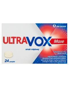 INOVOX Ultra smak miętowy (Ultravox), 8,75 mg, pastylki twarde, 24 szt.