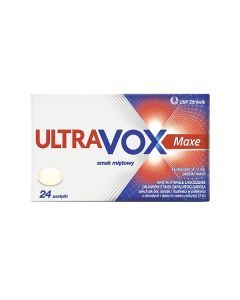 INOVOX Ultra smak miętowy (Ultravox), 8,75 mg, pastylki twarde, 24 szt.