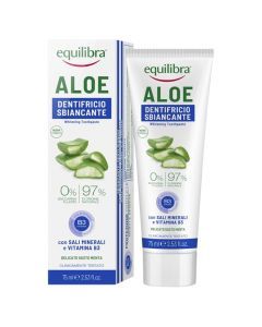 Equilibra, aloesowa pasta do zębów wybielająca, 75 ml