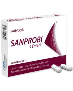 Sanprobi 4 Enteric, kapsułki, 20 szt.