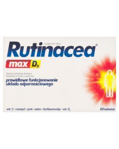 Rutinacea max D3, tabletki, 60 szt.