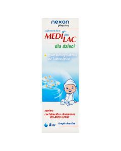 MediproLac dla dzieci, krople, 5 ml