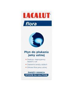Lacalut flora, płyn do higieny jamy ustnej, 300 ml