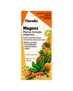 Floradix Magnez, płyn, 250 ml