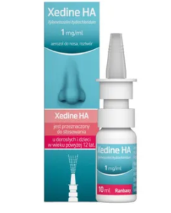 Xedine HA, 1 mg/ml, aerozol do nosa, 10 ml