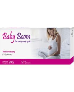 Baby Boom, test, owulacyjny (LH),paskowy, 5 szt