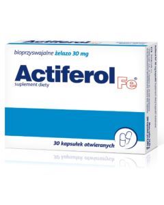 Actiferol Fe, 30 mg, kapsułki otwierane, 30 szt.