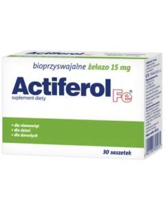 Actiferol Fe, 15 mg, proszek do rozpuszczania, saszetki, 30 szt.