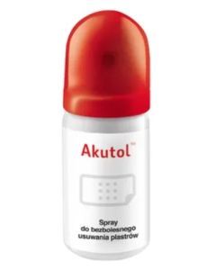 Akutol, spray do bezbolesnego usuwania plastrów, 35 ml