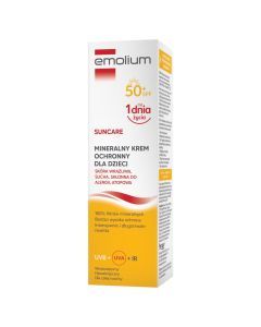 Emolium Suncare, mineralny krem ochronny, SPF 50+, 50 ml