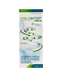 Colostop, żel o smaku pomarańczowym, 2 tuby (2 x 75 g)
