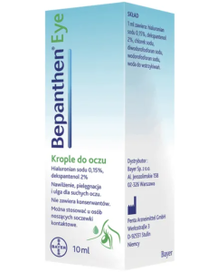 Bepanthen Eye, krople do oczu, 10 ml