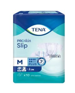 TENA Slip ProSkin Plus OTC Edition, pieluchomajtki, rozmiar M, 10 szt.