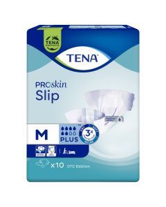 TENA Slip ProSkin Plus OTC Edition, pieluchomajtki, rozmiar M, 10 szt.