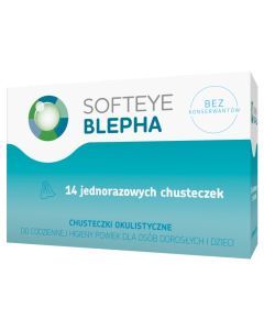 Softeye Blepha, chusteczki okulistyczne, 14 szt.