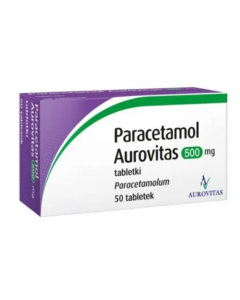 Paracetamol Aurovitas, 500 mg, tabletki, 50 szt.