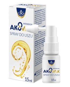 Akuvax, spray do uszu, 15 ml