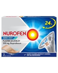 Nurofen Mięśnie i Stawy, 200 mg, plastry lecznicze, 2 szt.