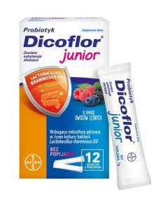 Dicoflor Junior, proszek w saszetkach, 12 szt.