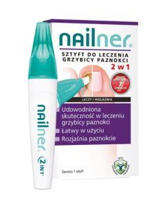 Nailner, sztyft, do leczenia grzybicy paznokci, 2w1, 4 ml