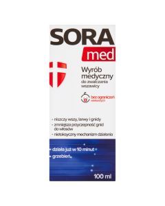 Sora Med, płyn do zwalczania wszawicy, 100 ml