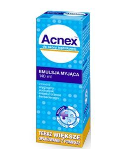 Acnex, emulsja myjąca do skóry trądzikowej, 140 ml