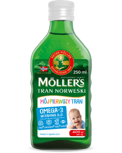 Mollers Mój Pierwszy Tran Norweski, płyn, 250 ml