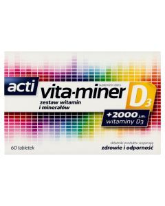 Acti Vita-miner D3, tabletki, 60 szt.