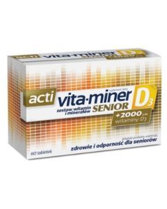 Acti Vita-miner Senior D3, tabletki, 60 szt.