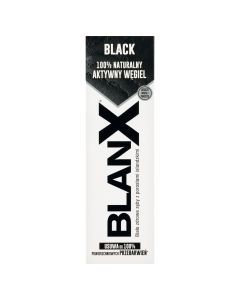 Blanx Black, pasta do zebow, wybielajaca, 75 ml