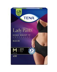 Majtki chłonne TENA Lady Pants Plus Noir, rozmiar M, 30 szt.