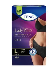 Majtki chłonne TENA Lady Pants Plus Noir, rozmiar L, 30 szt.