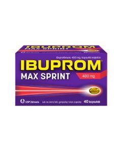 Ibuprom Max Sprint, 400 mg, kapsułki miękkie, 40 szt.