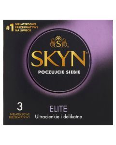 Skyn Elite, nielateksowe prezerwatywy, 3 szt.