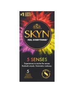 Unimil Skyn 5 Senses, prezer.,nielateks., 5 szt