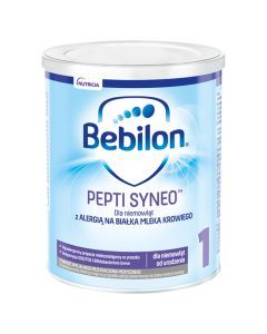 Bebilon Pepti Syneo 1, żywność specjalnego przeznaczenia medycznego dla niemowląt od urodzenia, 400 g