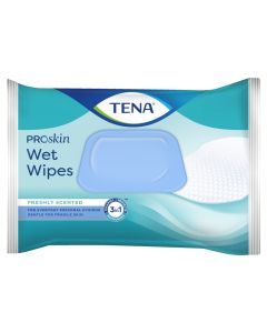 TENA Wet Wipe, chusteczki nawilżane 3w1, 48 szt.