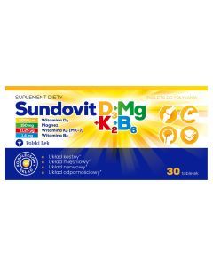 Sundovit D3+Mg+K2+B6, tabletki, 30 szt.